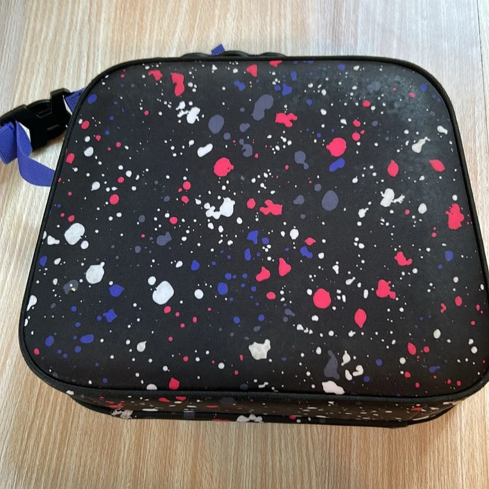 Under Armour insulated lunch box black purple red Back to school!